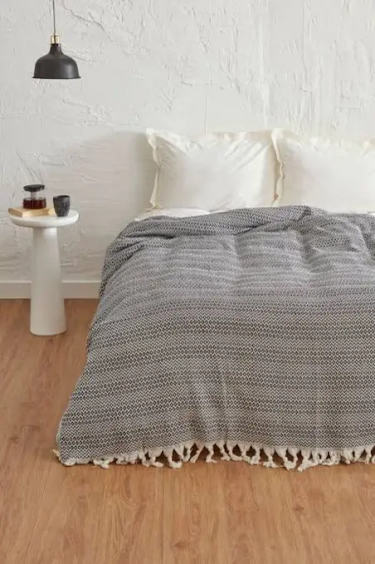 Karaca Home Levi Lacivert Çift Kişilik Pike