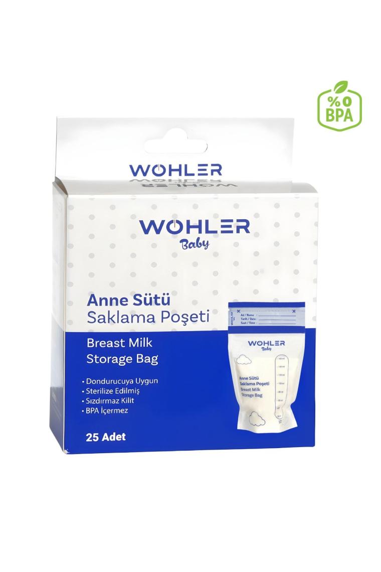 Anne Sütü Saklama Poşeti 25'li