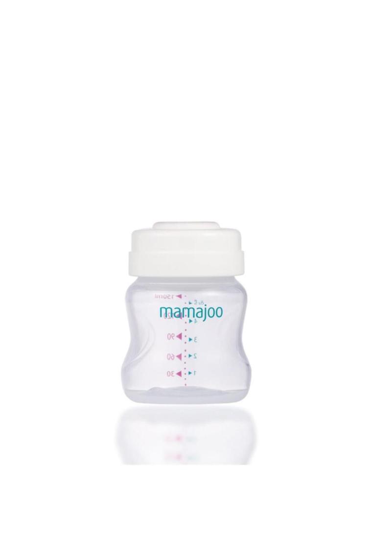 Mamajoo Anne Sütü ve Mama Saklama Seti 4x150 ml | Biberon ve Göğüs Pompası Uyumlu Kapaklı Saklama Kabı