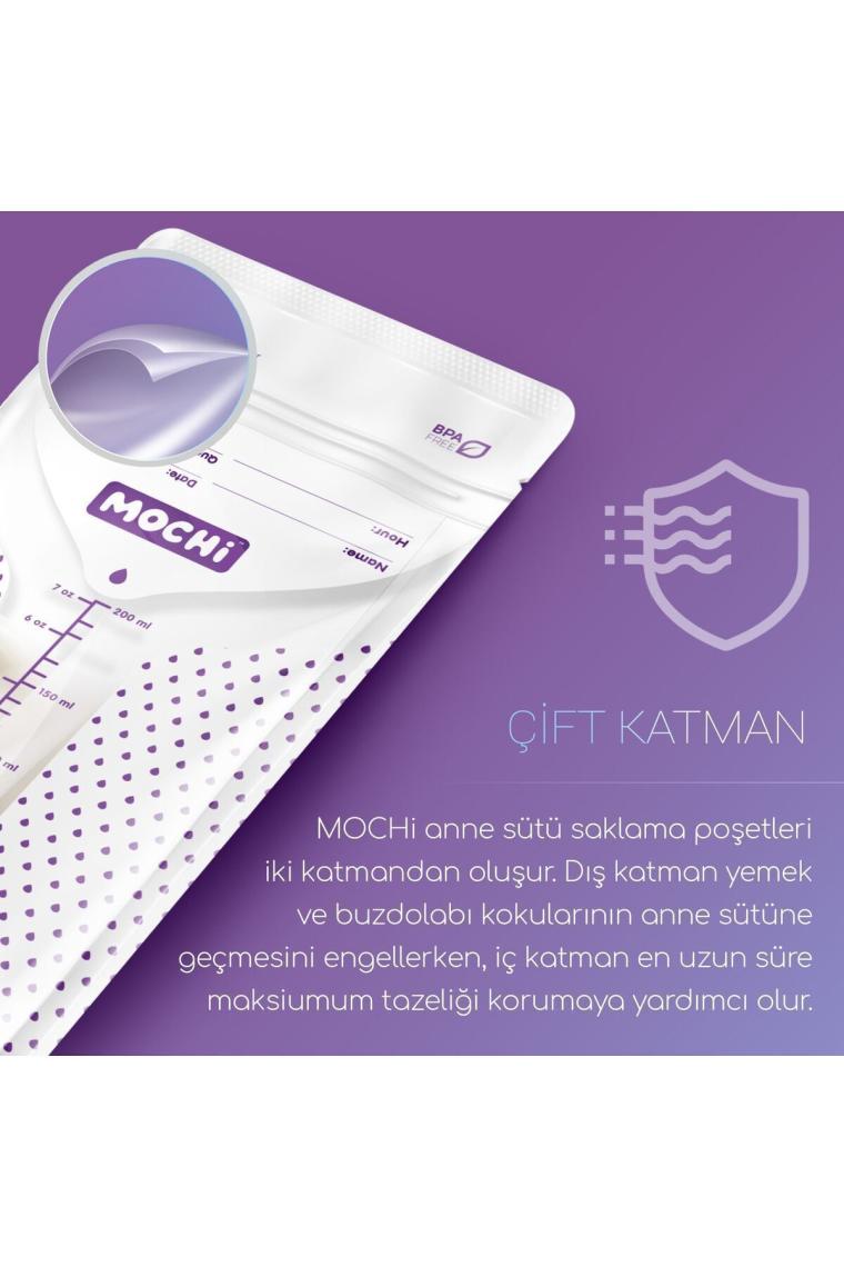 Anne Sütü Saklama Poşeti (200 ML, 25 ADET)