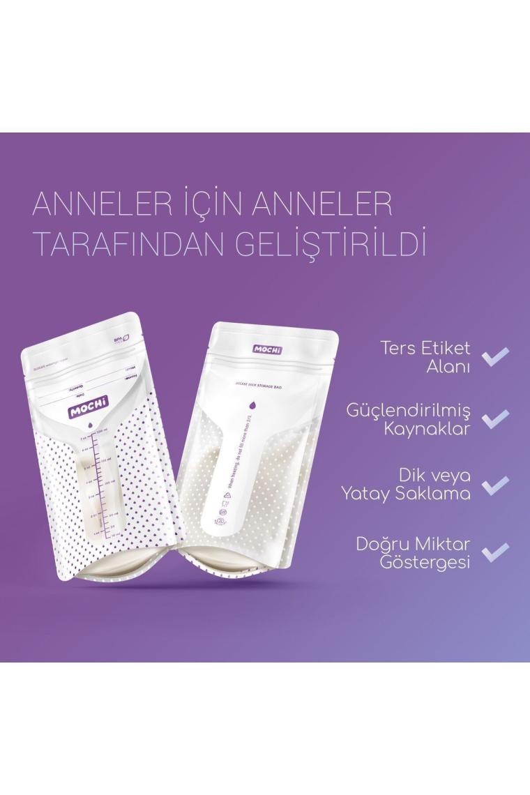 Anne Sütü Saklama Poşeti (200 ML, 25 ADET)