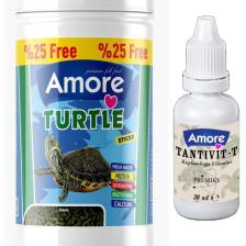 Turtle Green Calcium Sticks 125 Ml 50 Gr Su Kaplumbağası Yemi Vitamin Seti