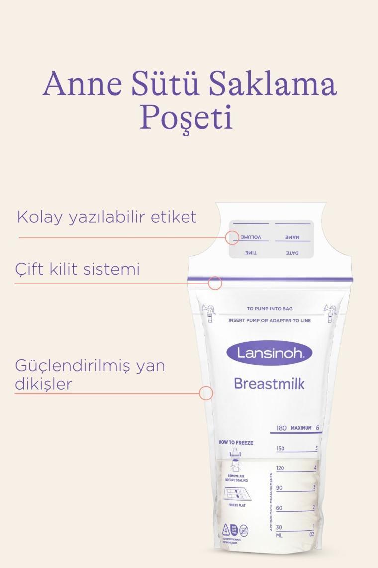 Süt Saklama Poşeti (25 ADET)