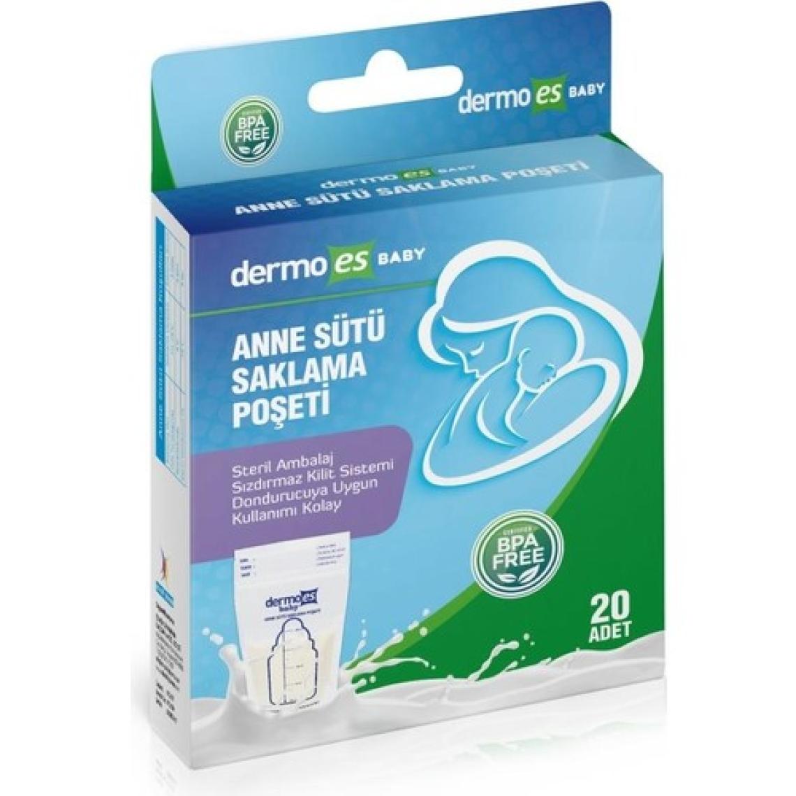 Dermoes Baby Anne Sütü Saklama Poşeti 20'li