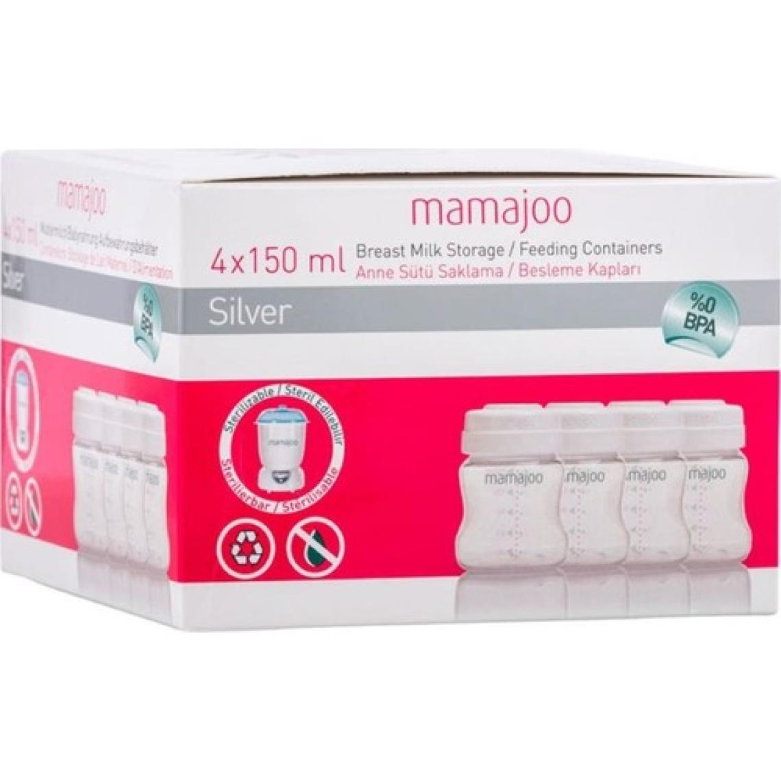 Mamajoo Pp Anne Sütü Saklama Seti 4 X 150 Ml