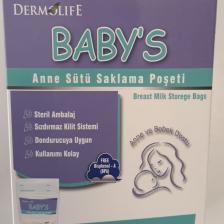 Baby's Süt Saklama Poşeti (TORBASI) 20'li Ambalajlarda
