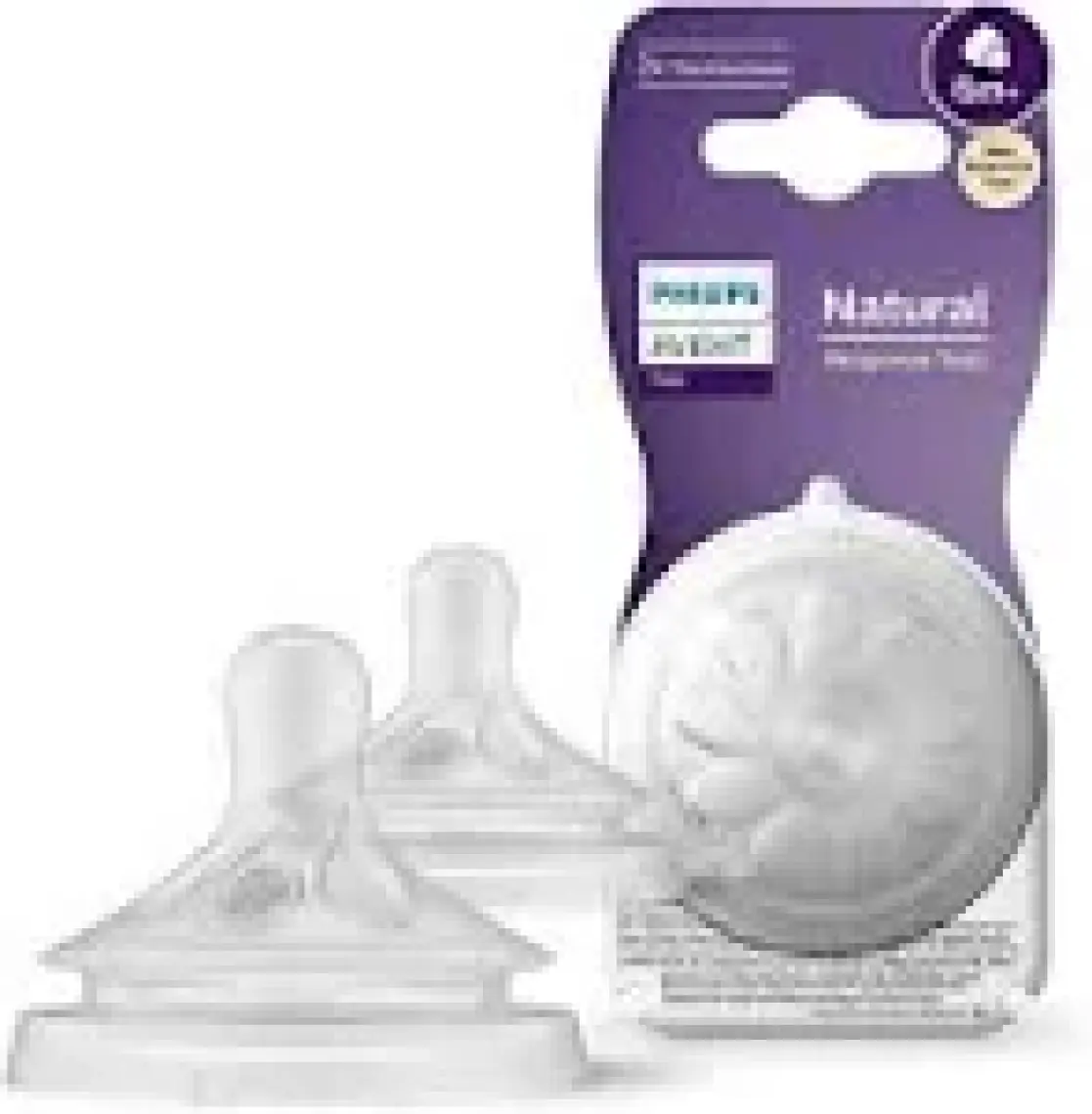 Philips Avent Natural Response 2'li Biberon Emziği, 6 Numara, 6+ Ay, SCY966/02