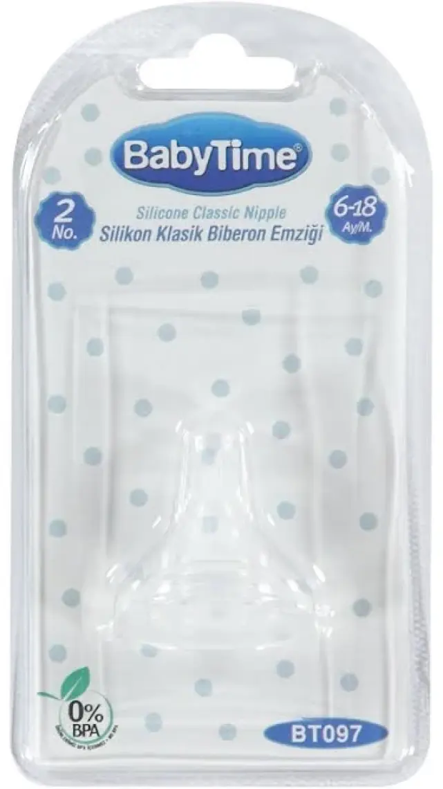 BabyTime Silkon Klasik Biberon Emziği N.2