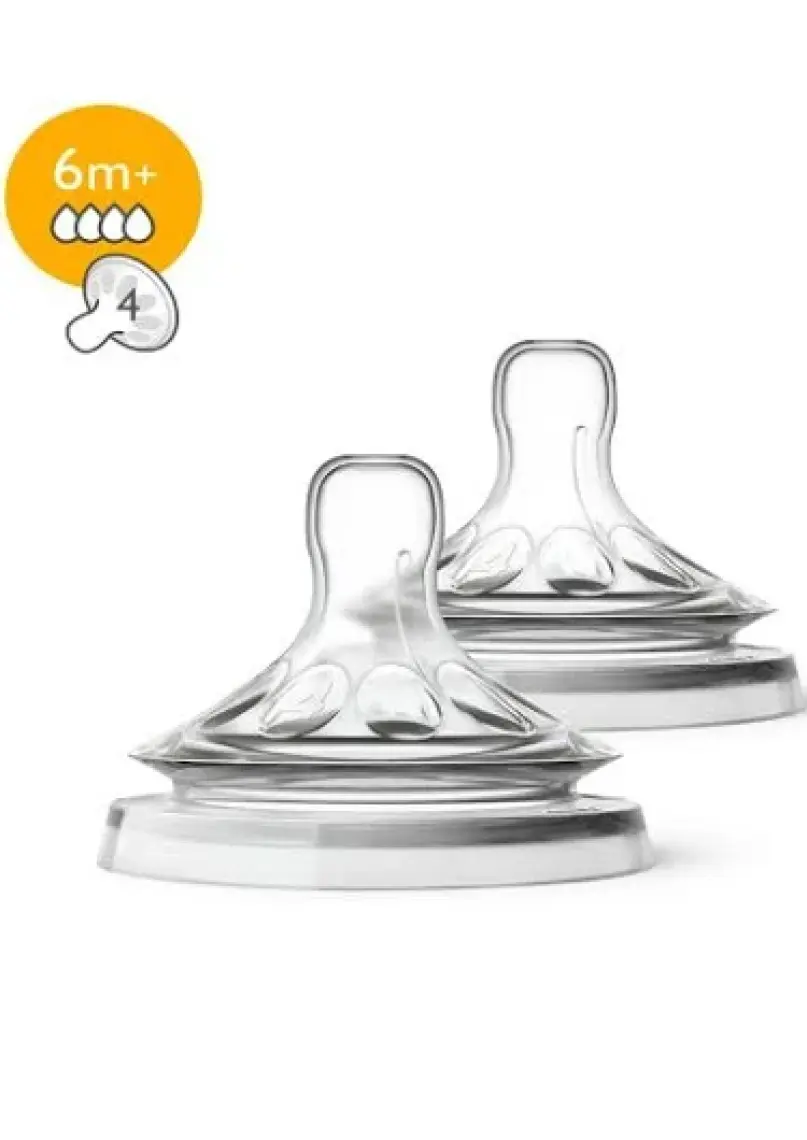 Philips Avent Natural Response 2'li Biberon Emziği, 5 Numara, 6+ Ay, SCY965/02
