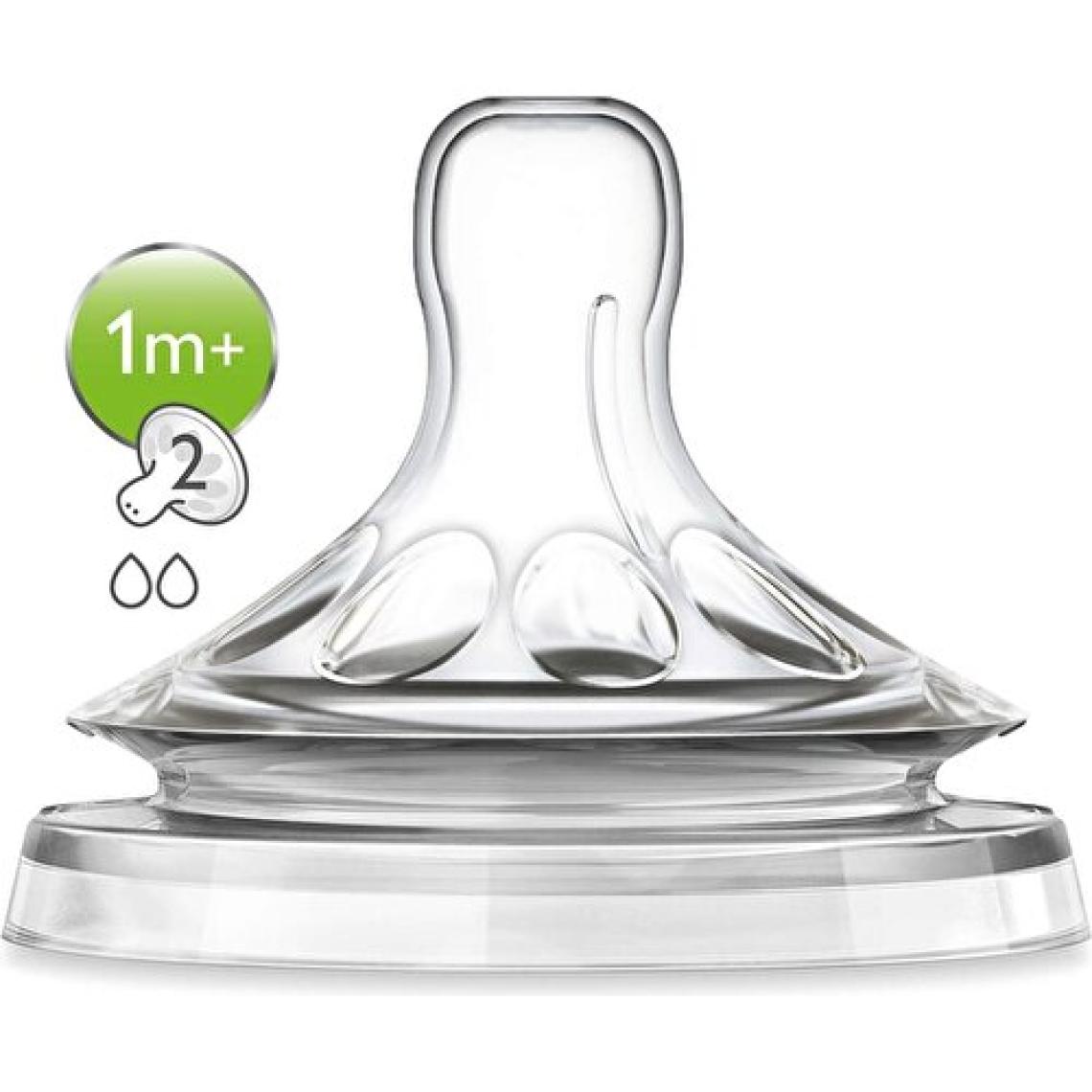 Philips Avent Natural Biberon Emziği +1 Ay 2li