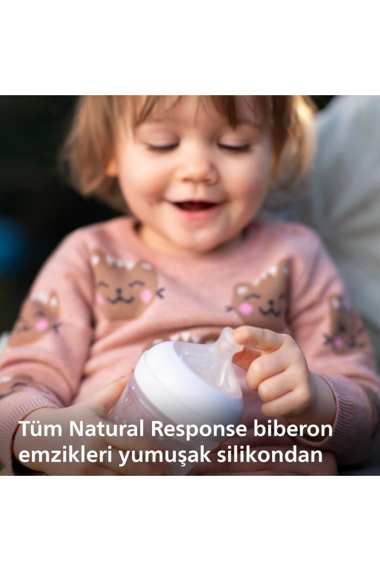 Philips Avent Natural Response 2'li Biberon Emziği, 4 Numara, 3 Ay+