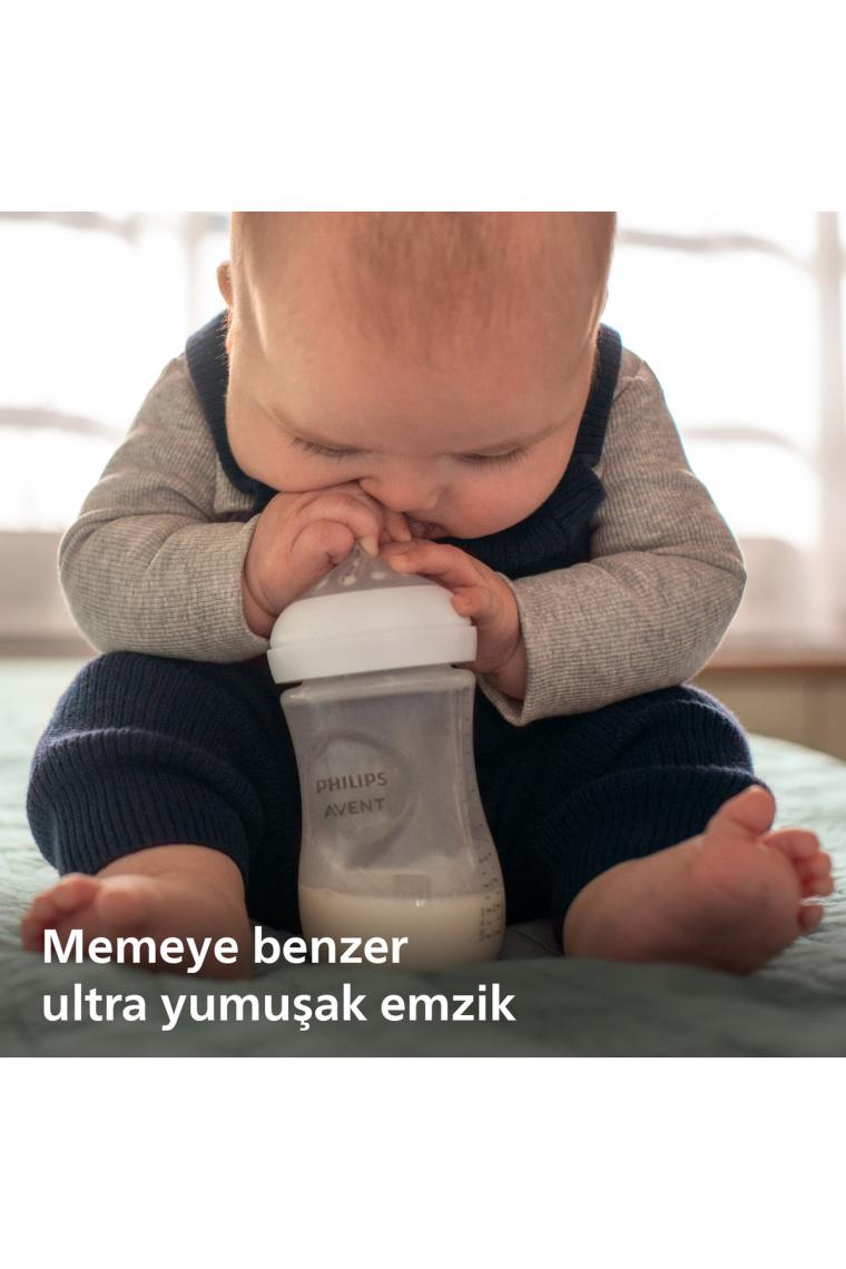 Philips Avent Natural Response 2'li Biberon Emziği, 4 Numara, 3 Ay+