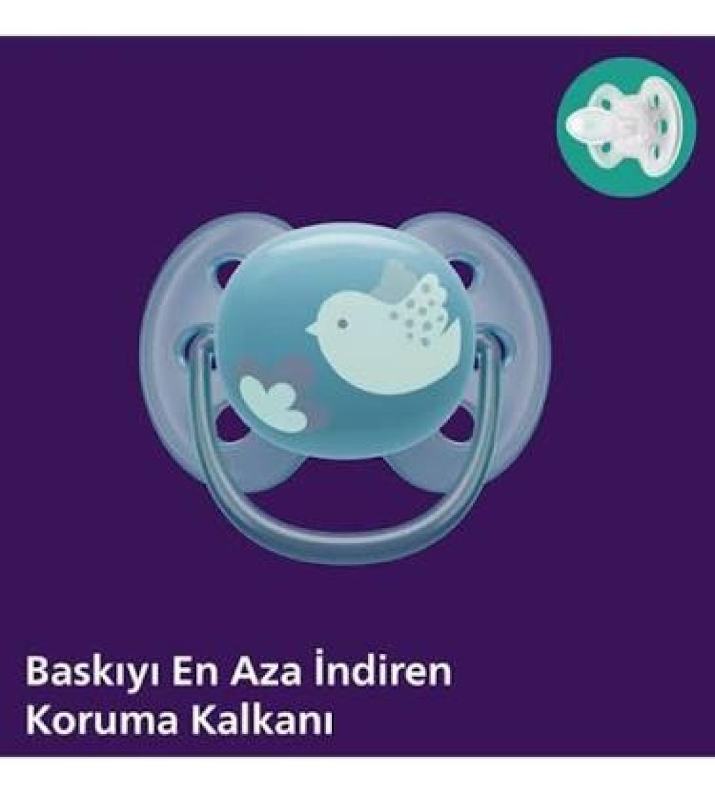 Philips Avent Ultra Soft Yumuşak 2li Emzik 6-18 Ay - SCF091/15