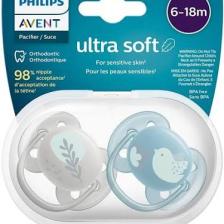 Philips Avent Ultra Soft Yumuşak 2li Emzik 6-18 Ay - SCF091/15