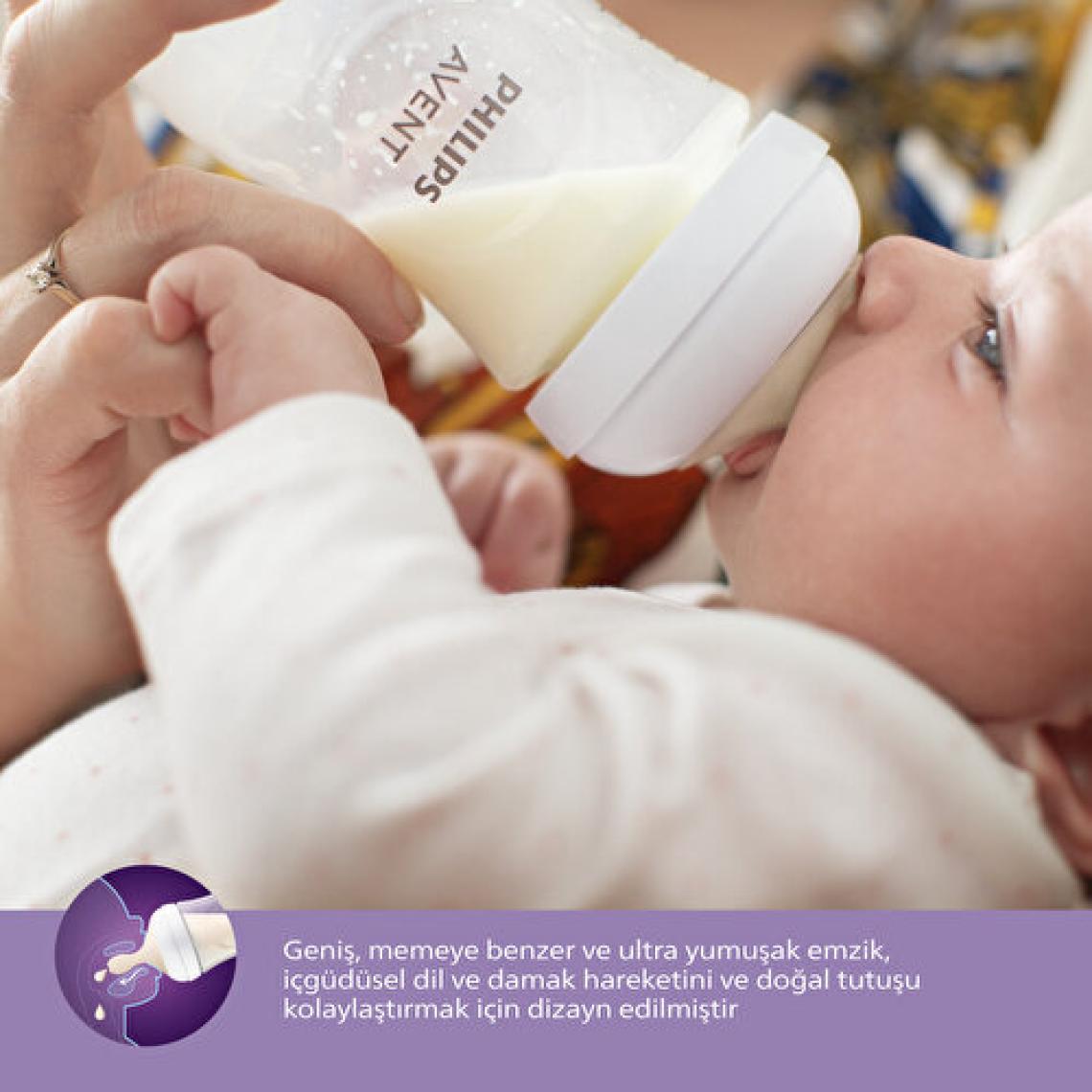 Philips Avent Natural Response 2'li Biberon Emziği, 4 Numara, 3 Ay+