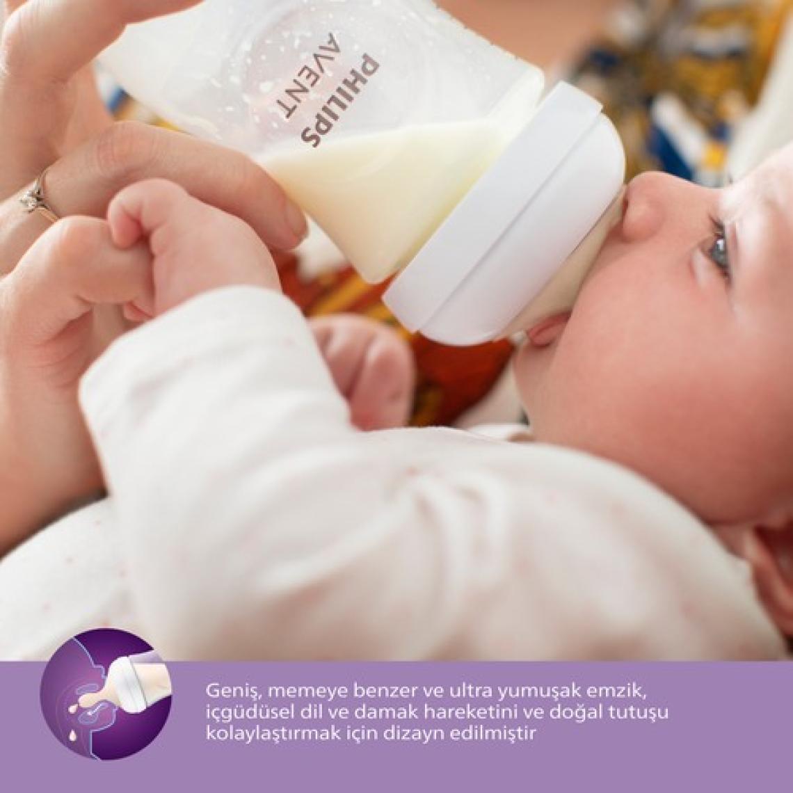 Philips Avent Natural Response 2'li Biberon Emziği, 5 Numara, 6 Ay+