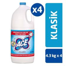 Klasik Çamaşır Suyu 17,2kg (4,3 Kg X 4)