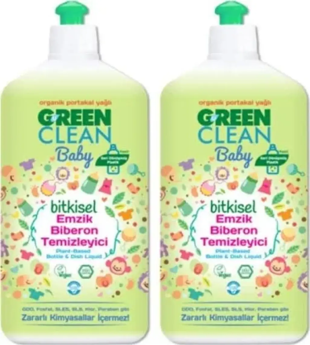 Green Clean Bitkisel Emzik Biberon Temizleyici 2 Adet