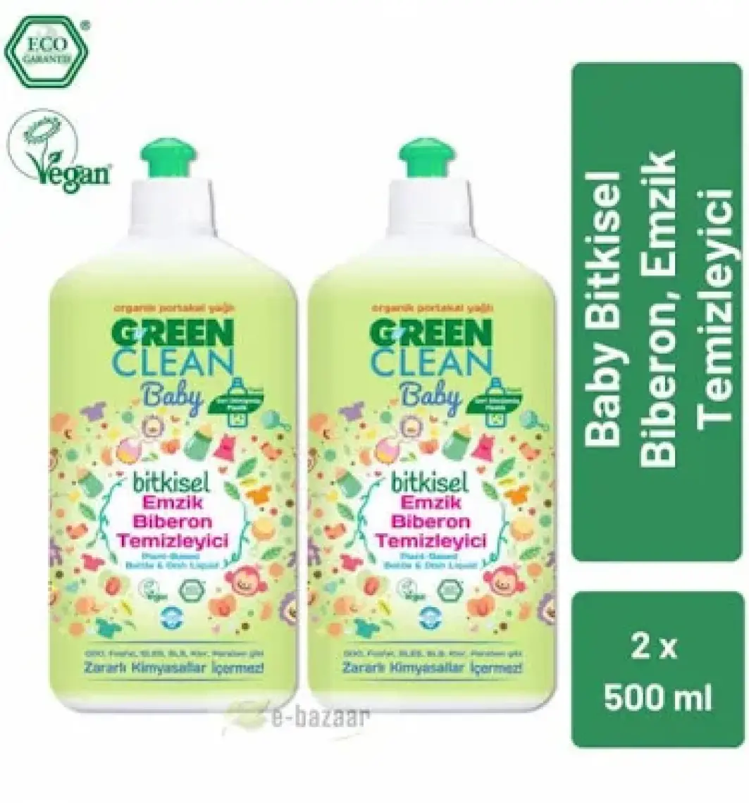 Green Clean Bitkisel Emzik Biberon Temizleyici 2 Adet
