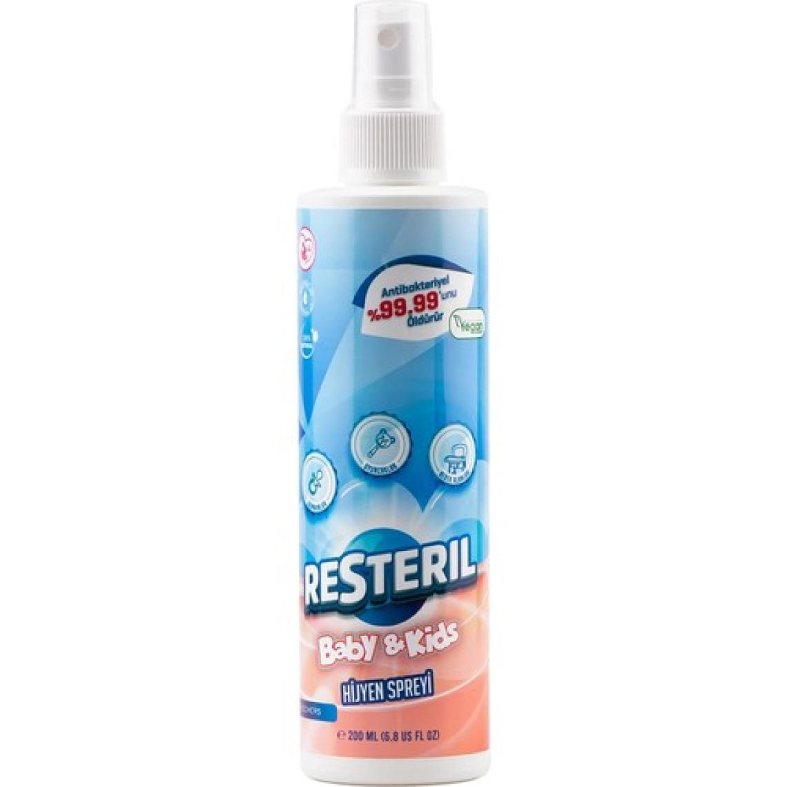 Resteril Hijyen Spreyi Baby&Kids 200ml Bebek Yenidoğan Dezenfektan Sprey Biberon Emzik Temizleyici