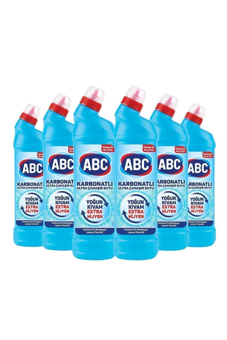 Karbonatlı Ultra Çamaşır Suyu 750 ml 6'lı Paket