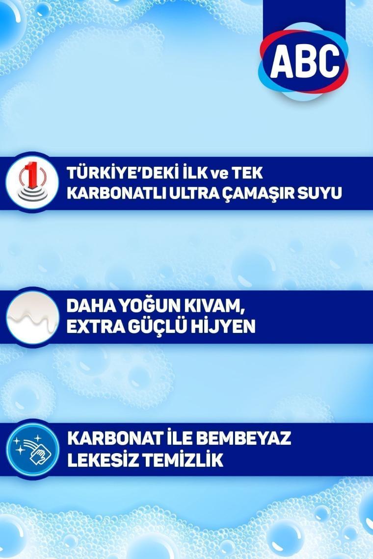 Karbonatlı Ultra Çamaşır Suyu 750 ml 6'lı Paket