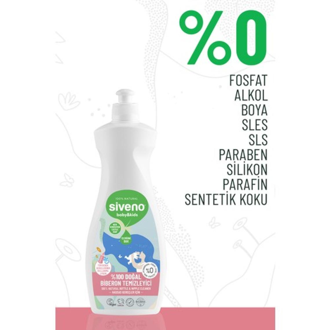 Siveno Baby Doğal Emzik ve Biberon Temizleyici 500 ml