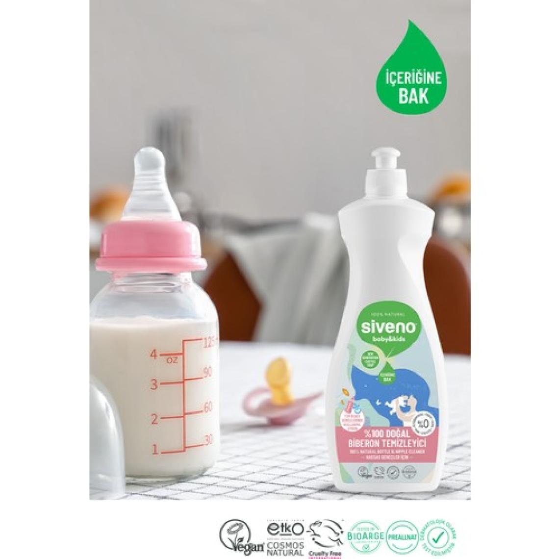 Siveno Baby Doğal Emzik ve Biberon Temizleyici 500 ml