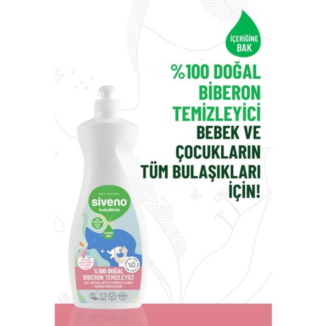 Siveno Baby Doğal Emzik ve Biberon Temizleyici 500 ml