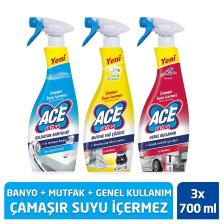 Ultra Köpük Çamaşır Susuz Banyo Mutfak Çok Amaçlı Avantaj 700mlx3