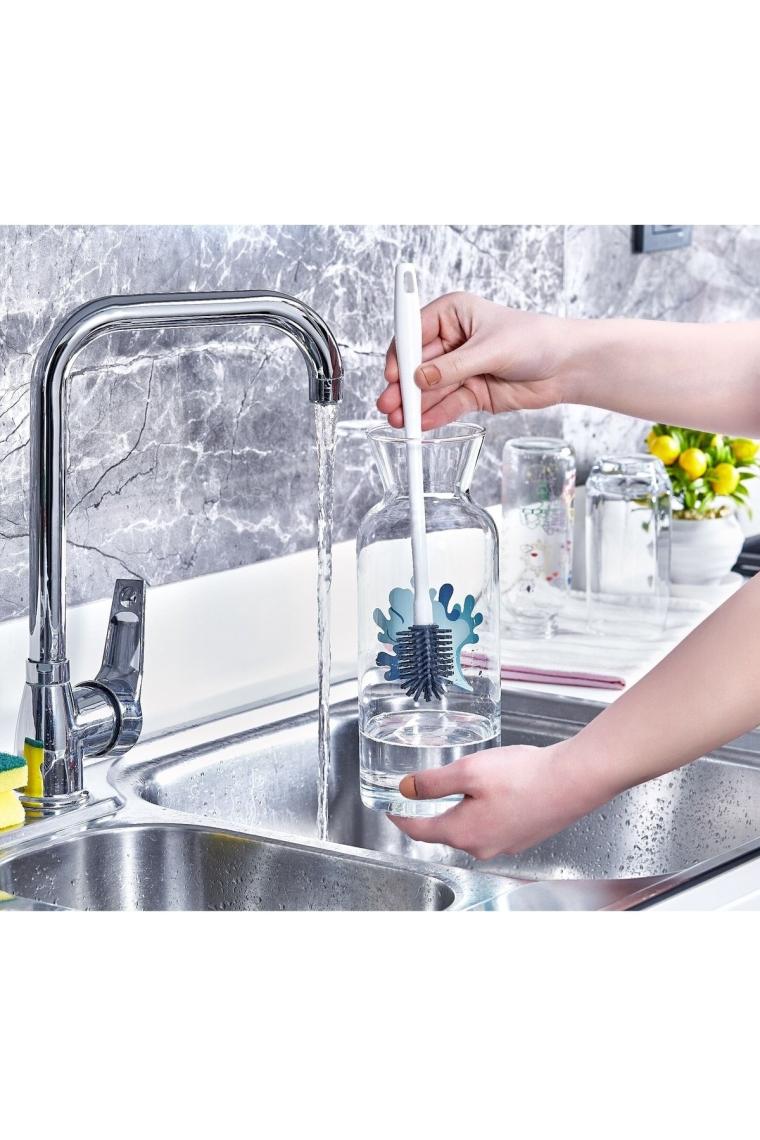 Mbb E-Ticaret Şişe ve Biberon Temizleme Fırçası Silikon Fırça FR-401