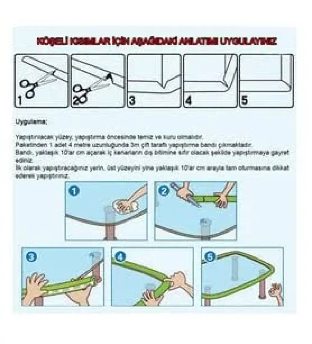 Evokids 3 Adet Çok Amaçlı Kauçuk Kenar Koruyucu Gri (6 Metre)