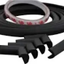 Portakal Safety Kauçuk Mini Kenar + Mini Köşe Koruyucu Seti-SİYAH