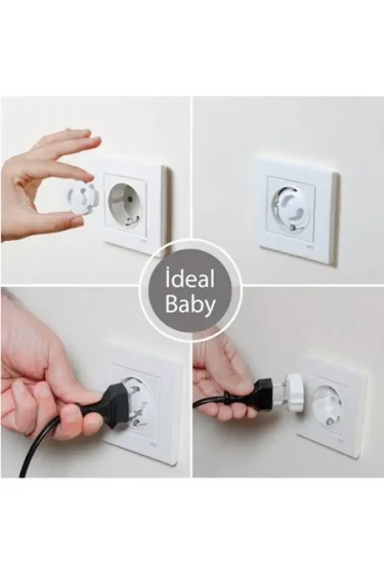 İdeal Baby  12 Adet Priz Kapağı