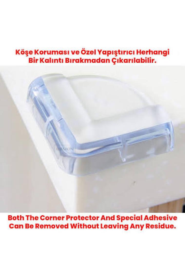 Ideal Baby 6 Paket Köşe Koruyucu (Cam ve Raf)