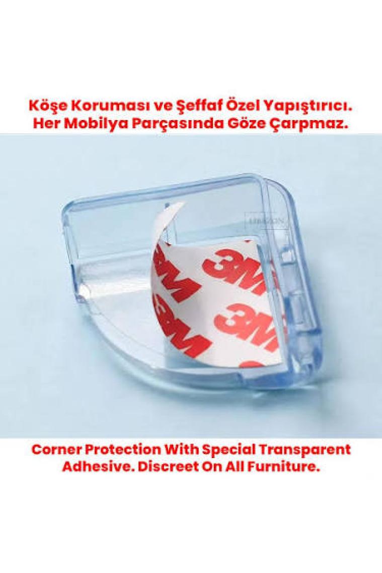 Ideal Baby 6 Paket Köşe Koruyucu (Cam ve Raf)