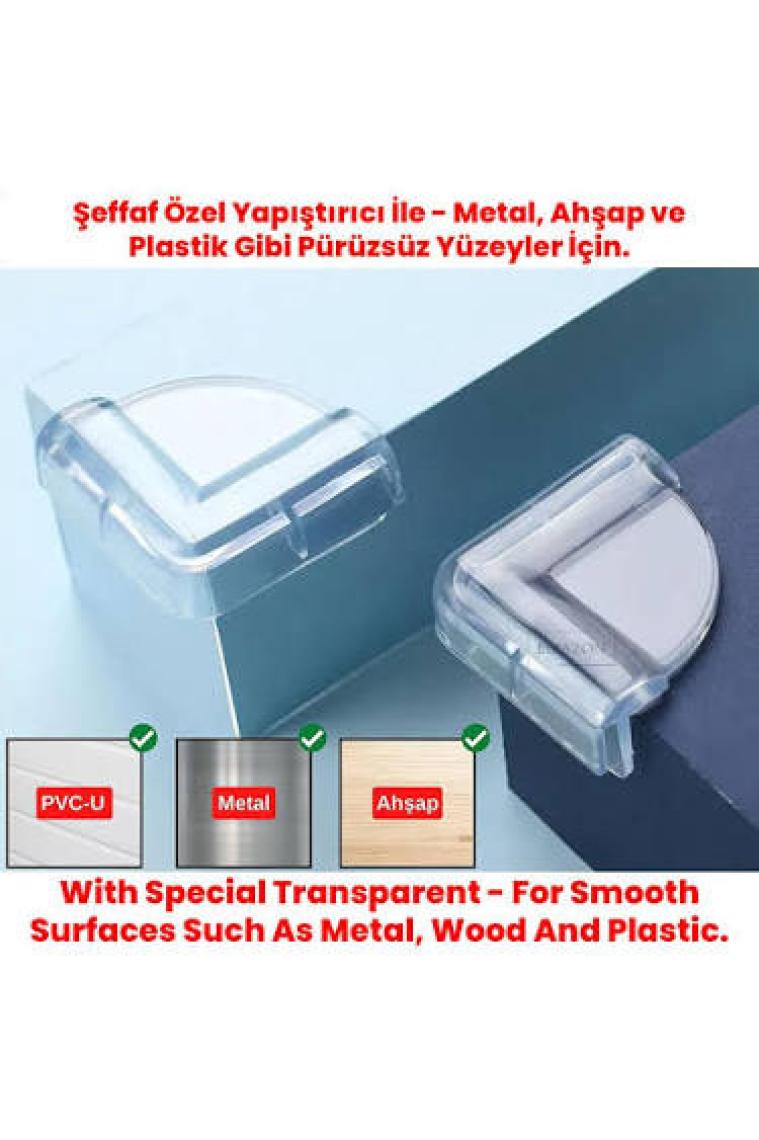 Ideal Baby 6 Paket Köşe Koruyucu (Cam ve Raf)