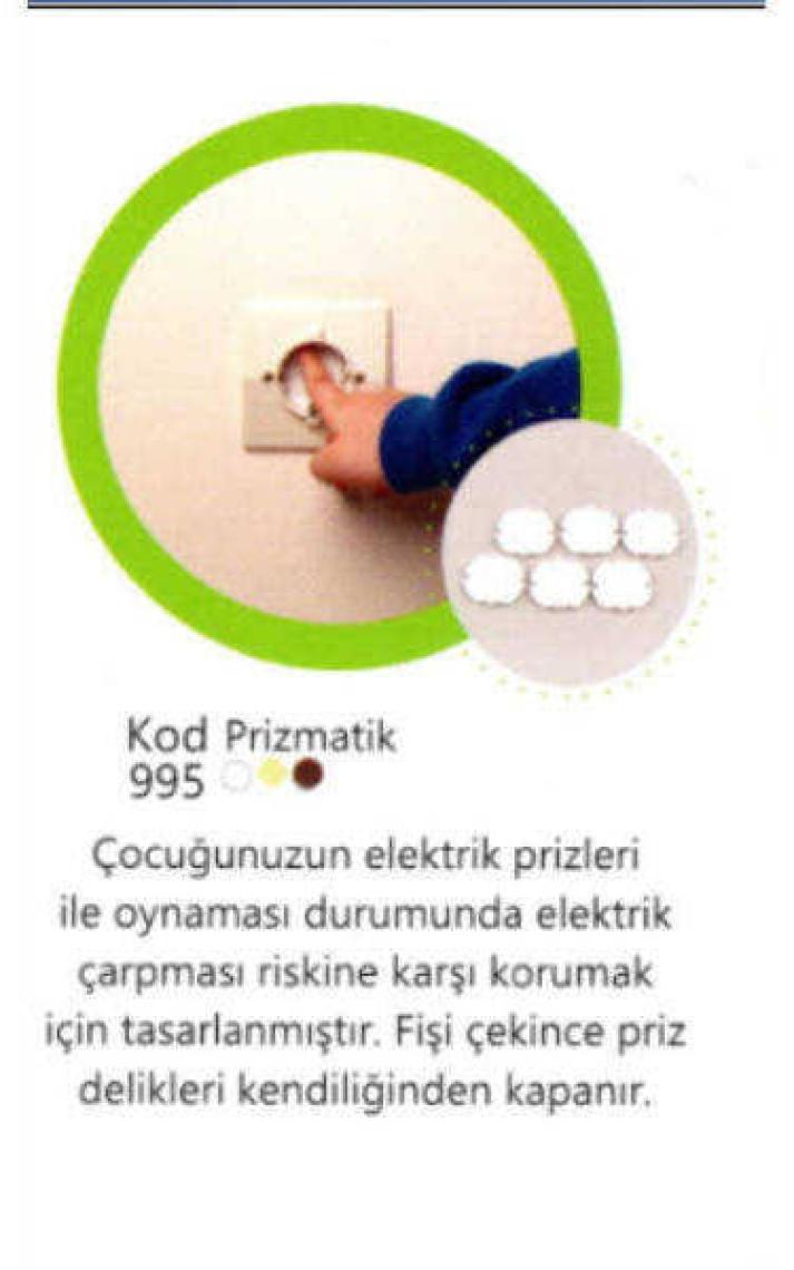 Ely Baby Çocuk Otomatik Priz Koruyucu Prizmatik