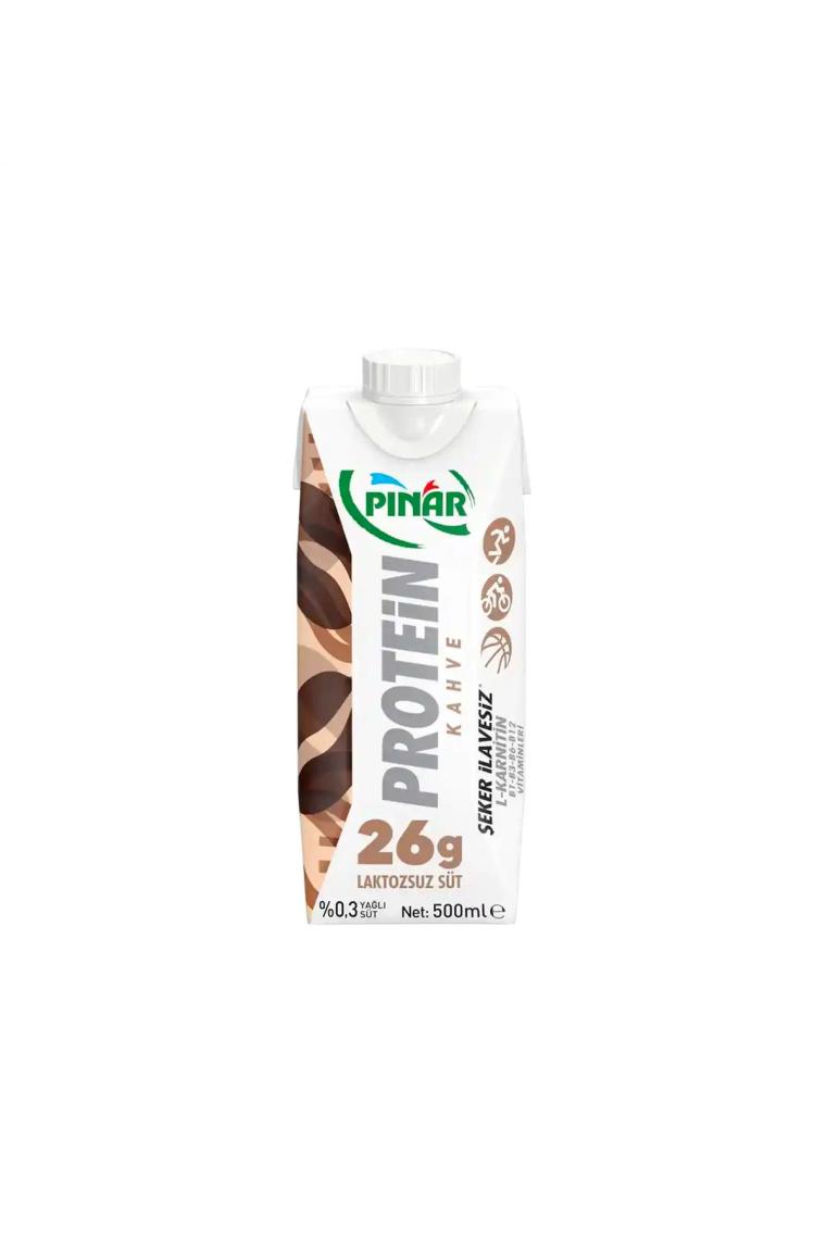 Kahveli Protein Süt 500 ml X 12 Adet