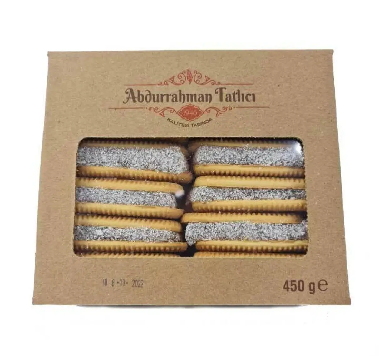 Abdurrahman Tatlıcı Bisküvili Lokum 450 gr