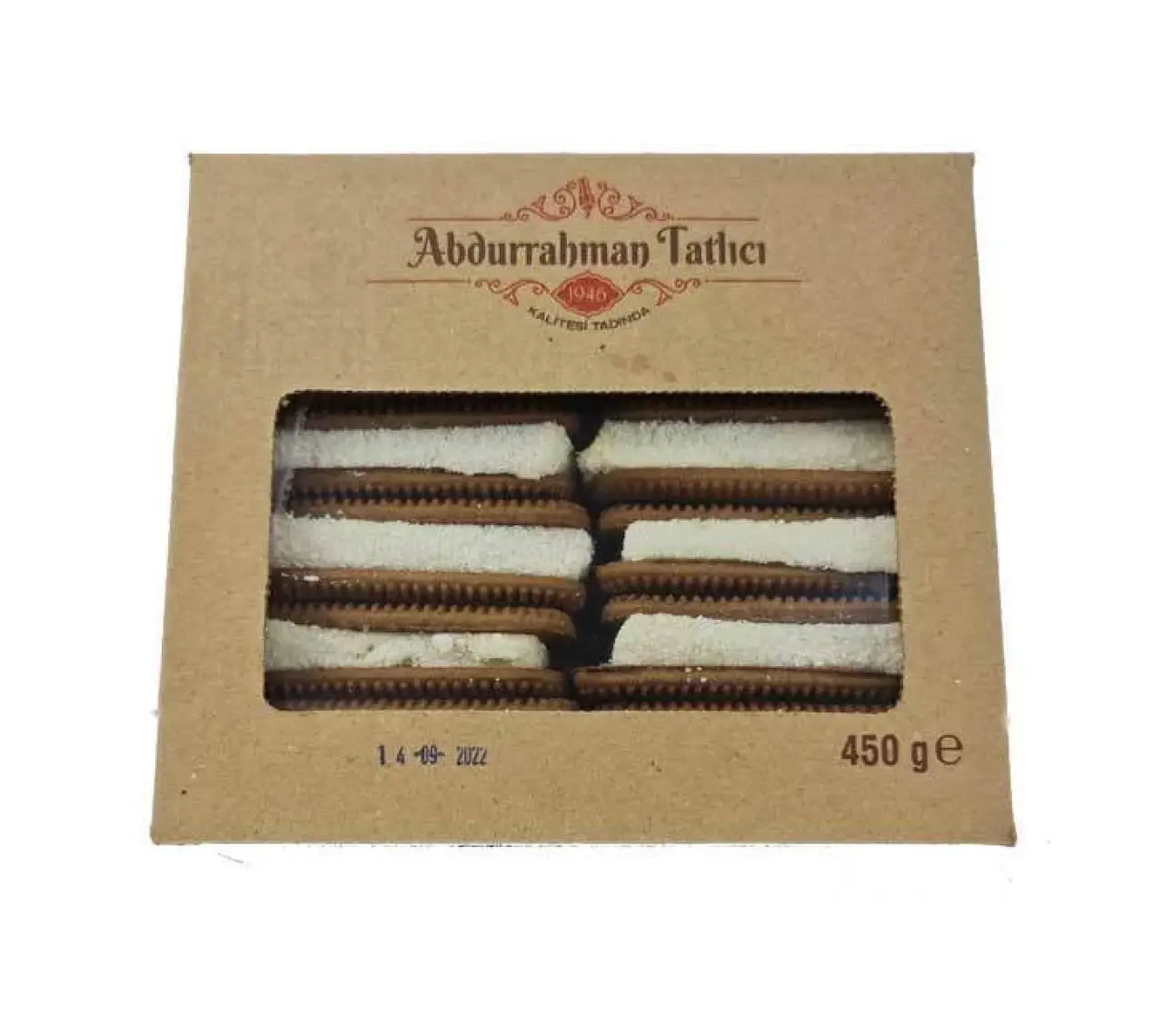 Abdurrahman Tatlıcı Bisküvili Lokum 450 gr