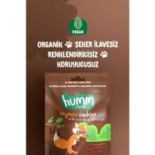 Humm Organic - Organik Vegan Keçiboynuzlu ve Fındıklı Kurabiye Atıştırmalık Paketi - 6 Adet