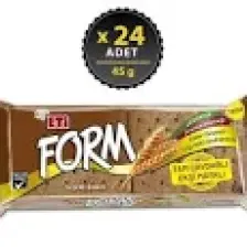 Eti Form Tam Çavdarlı Ekşi Mayalı Kepekli Bisküvi 45 g x 24 Adet
