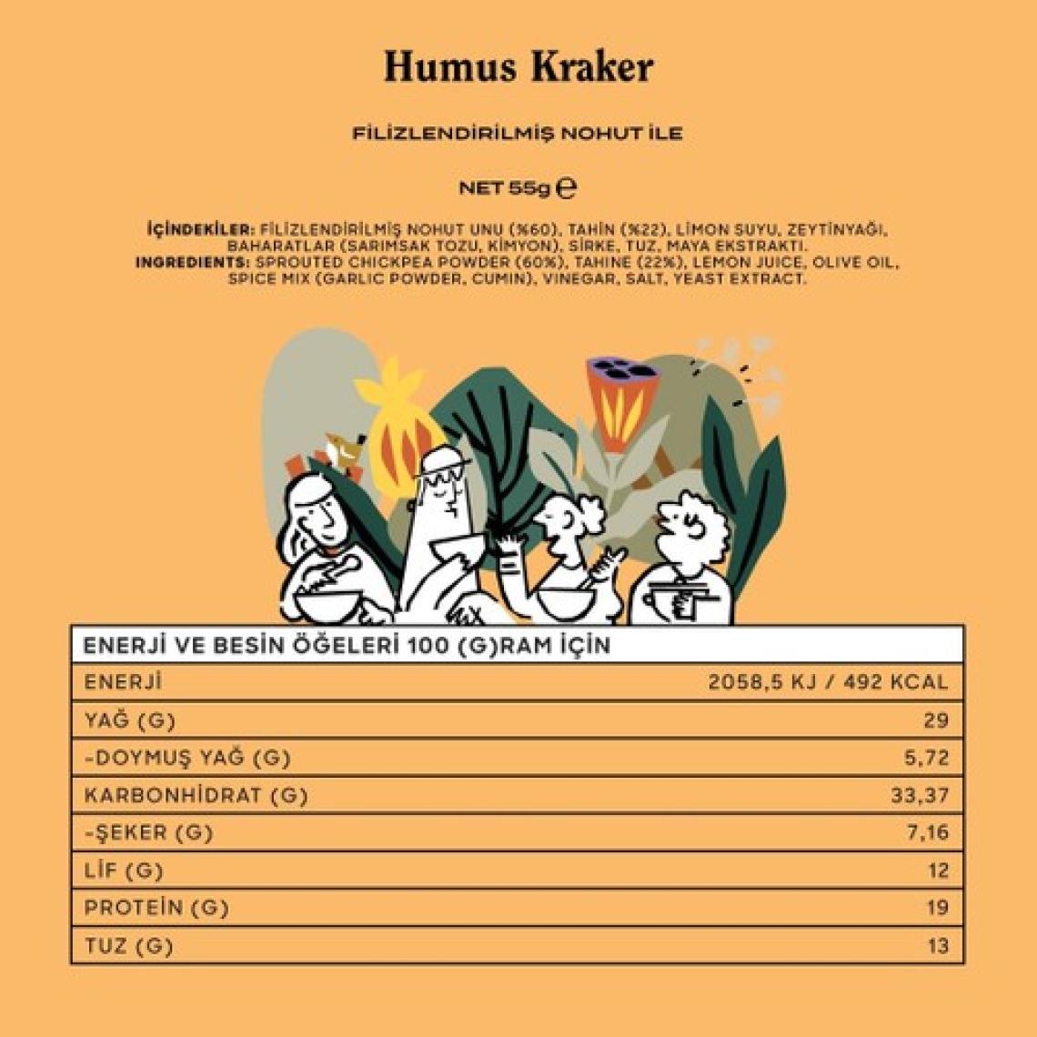 The Good Wild Humus Kraker 55 gr