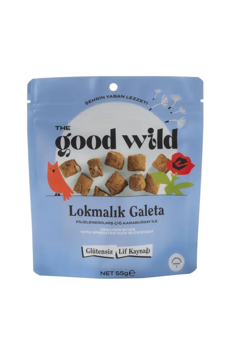 The Good Wild Glütensiz, İlave Şekersiz Lokmalık Galeta 55 gr