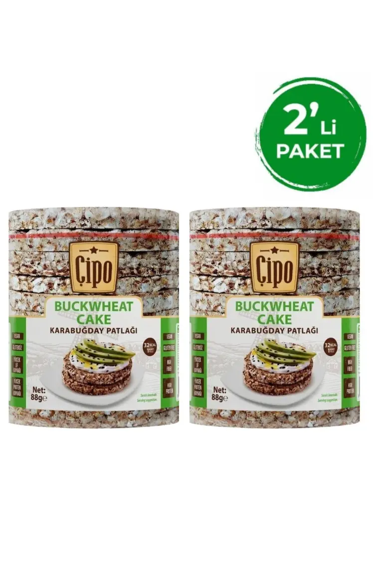 Karabuğday Patlağı (2 Paket) 88 gr