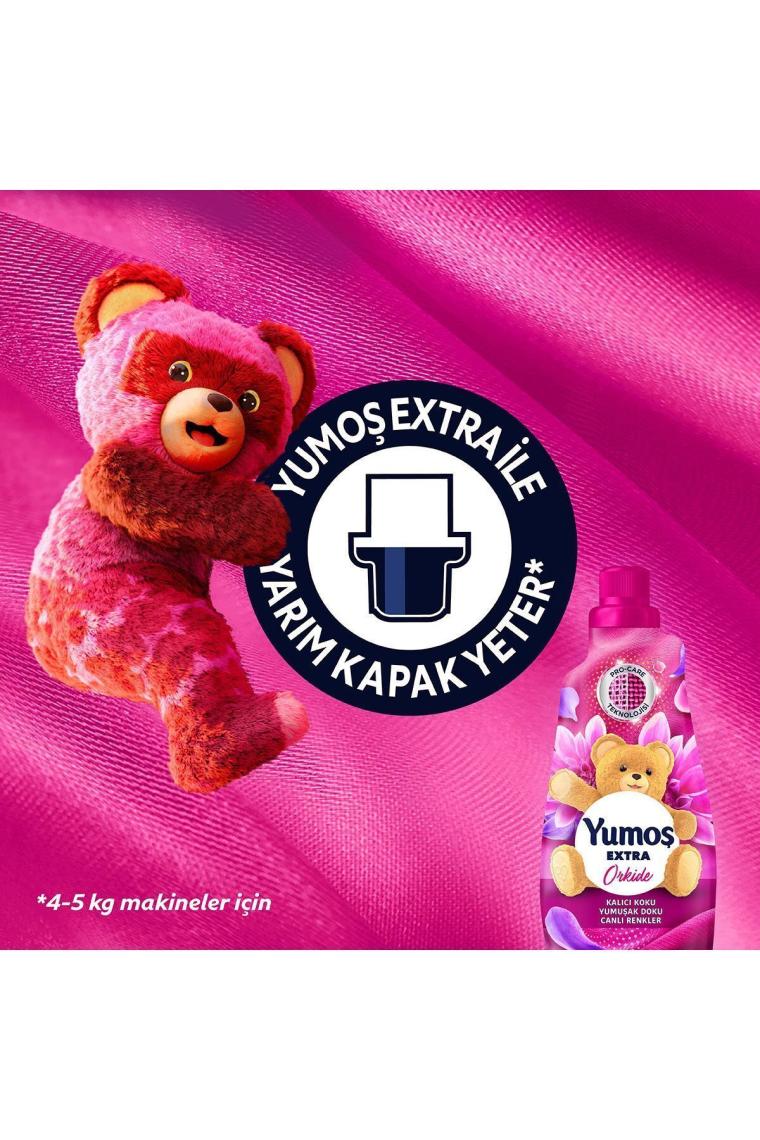 Extra Konsantre Çamaşır Yumuşatıcısı Orkide 1440 ml 60 Yıkama 4 Adet