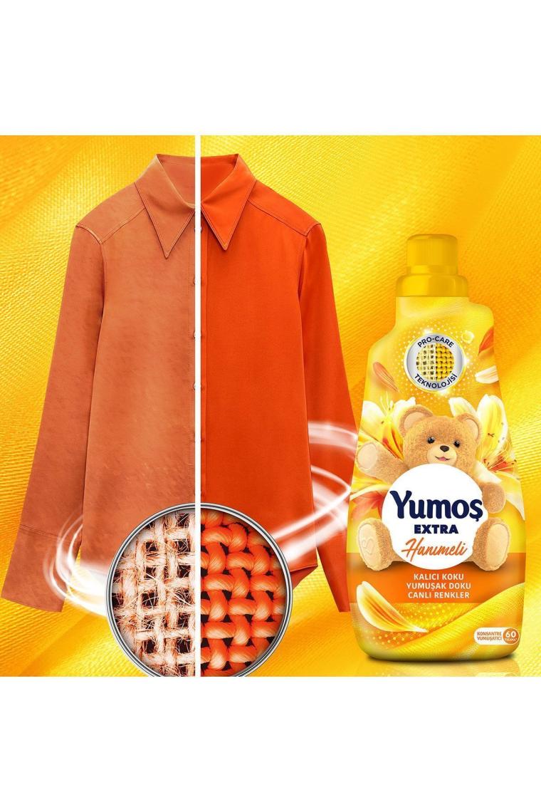 Extra Konsantre Çamaşır Yumuşatıcısı Hanımeli 1440 ml 60 Yıkama 2 Adet