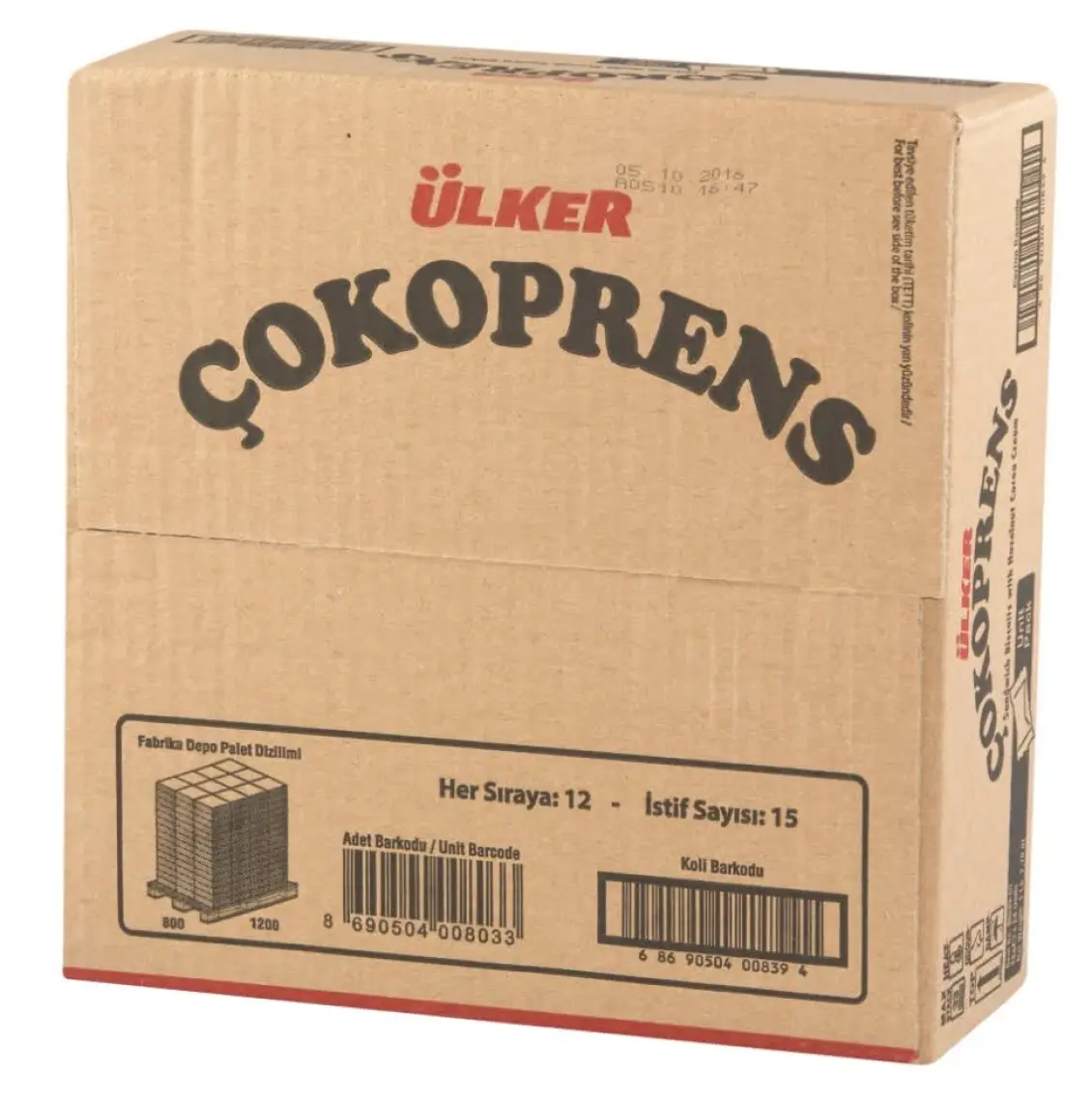 Ülker Çokoprens Tekli Bisküvi 30 gr x 24'lü