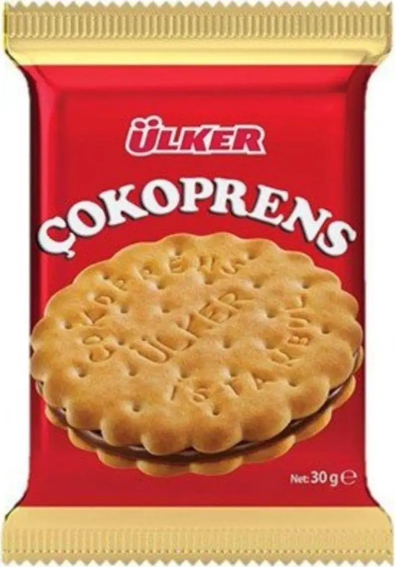 Ülker Çokoprens Tekli Bisküvi 30 gr x 24'lü